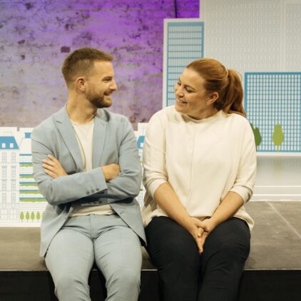 Peter Kraus und Nina Tomaselli bei Influence Vienna