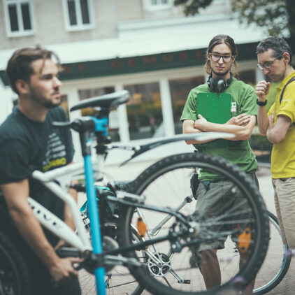 Foto der Grünen Radrettung