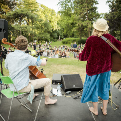 Foto eines Konzertes bei Wien am Fluss im Stadtpark