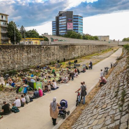 Foto eines Konzertes bei Wien am Fluss beim Wien-Fluss