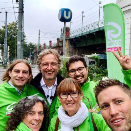 Selfie von Martin Fabisch und Team
