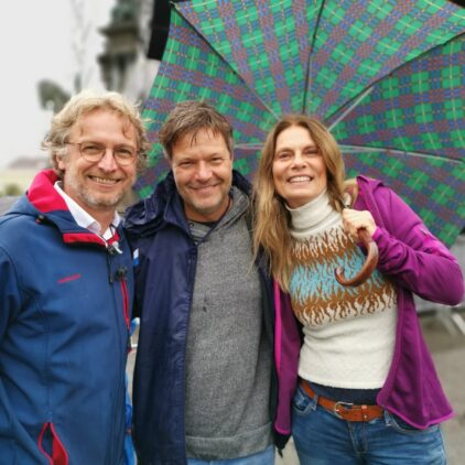 Foto von Martin Fabisch, Robert Habeck und Sarah Wiener